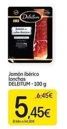 Oferta de Deleitum - Jamón Ibérico Lonchas por 5,45€ en Dialprix