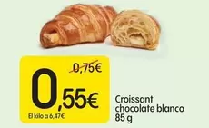 Oferta de Blanco - Croissant Chocolate por 0,55€ en Dialprix