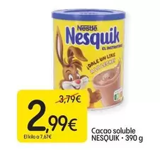 Oferta de Nesquik - Cacao Soluble por 2,99€ en Dialprix