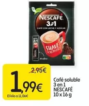 Oferta de Nescafé - Cafe Soluble 3 En 1 por 1,99€ en Dialprix