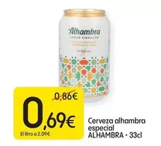 Oferta de Alhambra - Cerveza  Especial por 0,69€ en Dialprix