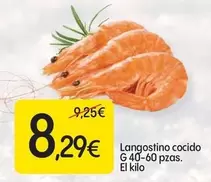 Oferta de Langostino Cocido por 8,29€ en Dialprix