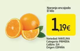 Oferta de Origen - Naranja Encajada por 1,19€ en Dialprix