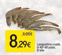 Oferta de Langostino Crudo por 8,29€ en Dialprix