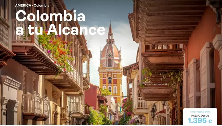 Oferta de Columbia À Tu Alcanice por 1395€ en Tui Travel PLC