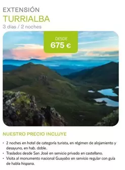 Oferta de San - Turrialba por 675€ en Tui Travel PLC