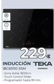 Oferta de Teka - Induccion Ibc63110 Ssm por 229€ en Tien 21