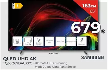 Oferta de Quantum - Qled Uhd Tq65q67dauxxc por 679€ en Tien 21