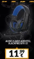 Oferta de Blackfire - Auriculares Ardiste  Bfx-15 por 11,99€ en Game