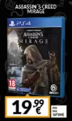 Oferta de Ps4 - Assassins 5 Creed Mirage por 19,99€ en Game