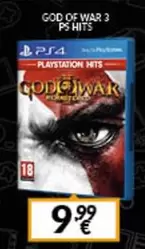 Oferta de Ps4 - God Of War 3 Ps Hits por 9,99€ en Game