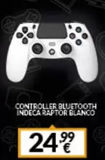 Oferta de Blanco - Controller Bluetooth Indeca Raptor por 24,99€ en Game