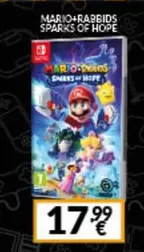 Oferta de Nintendo SWITCH - Mario+Rabbids Sparks Of Hope por 17,99€ en Game