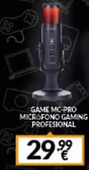 Oferta de Gaming - Game Mc-pro Microfono Gaming Profesional por 29,99€ en Game