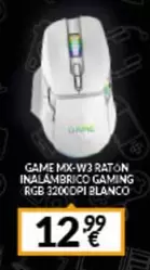 Oferta de Gaming - Inalambrico Gaming Rgb 32000pi Blanco por 12,99€ en Game