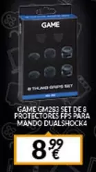 Oferta de Game Gm283 Set De 8 Protectores Fps Para Mando Dualshock4 por 8,99€ en Game