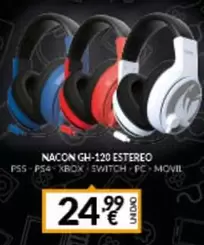 Oferta de Ps4 - Nacon Gh-120 Estereo por 24,99€ en Game