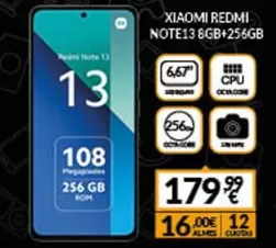 Oferta de Xiaomi - Redmi Note13 por 179,99€ en Game