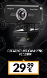 Oferta de Creative -  Live Cam Sync V2 1080p por 29,99€ en Game