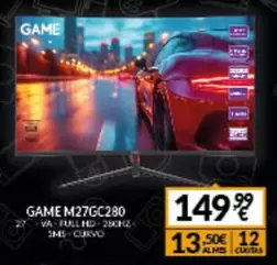 Oferta de M27gc280 por 149,99€ en Game