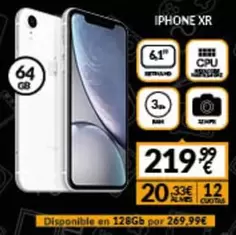 Oferta de Iphone Xr por 219,99€ en Game