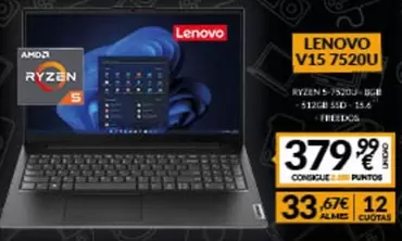 Oferta de Lenovo - V15 7520u por 379,99€ en Game