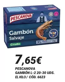 Oferta de Pescanova - Gambón L-2 por 7,65€ en Dialsur Cash & Carry