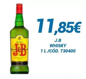 Oferta de Whisky por 11,85€ en Dialsur Cash & Carry