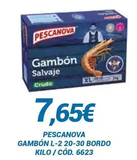 Oferta de Pescanova - Gambón L-2 por 7,65€ en Dialsur Cash & Carry