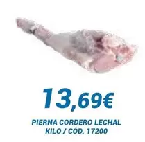 Oferta de Pierna Cordero Lechal por 13,69€ en Dialsur Cash & Carry