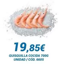 Oferta de Quisquilla Cocida por 19,85€ en Dialsur Cash & Carry