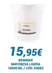 Oferta de Benimar - Mayonesa Ligera por 15,95€ en Dialsur Cash & Carry