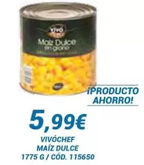 Oferta de Vivó - Maíz Dulce por 5,99€ en Dialsur Cash & Carry