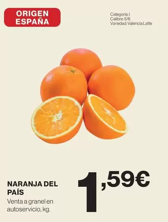 Oferta de Origen - Naranja Del País por 1,59€ en Hipercor