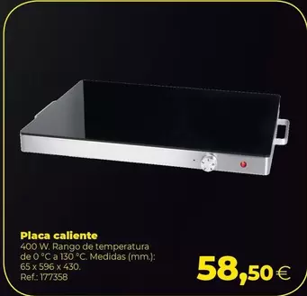 Oferta de Placa Caliente por 58,5€ en Makro