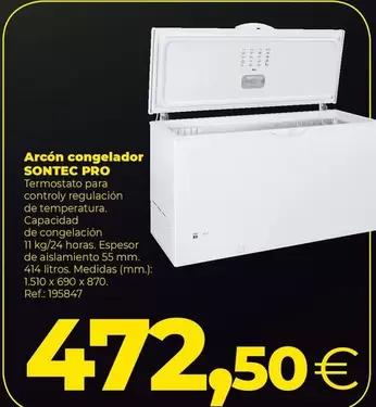 Oferta de Free - Arcón Congelador Pro por 472,5€ en Makro