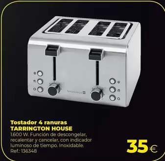 Oferta de Tarrington - Tostador 4 Ranuras por 35€ en Makro