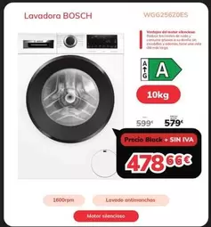 Oferta de Bosch - Lavadora WGG256Z0ES por 478,66€ en Mi electro