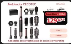 Oferta de Cecotec - Moldeador Cecotec por 129,67€ en Mi electro