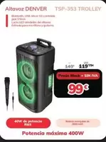 Oferta de Denver - Tsp-353 Trolley por 99€ en Mi electro