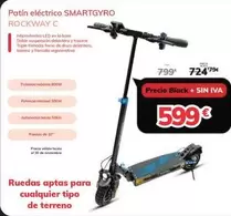 Oferta de Smartgyro - Patin Electrico por 599€ en Mi electro