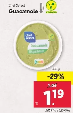 Oferta de Chef select - Guacamole por 1,19€ en Lidl