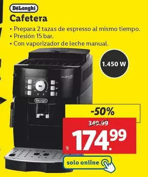 Oferta de DeLonghi - Cafetera por 174,99€ en Lidl