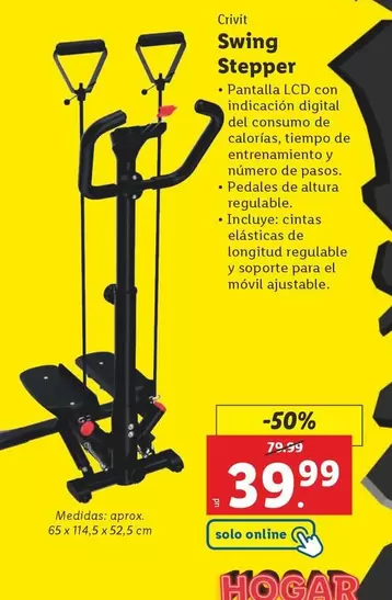 Oferta de Crivit - Stepper por 39,99€ en Lidl