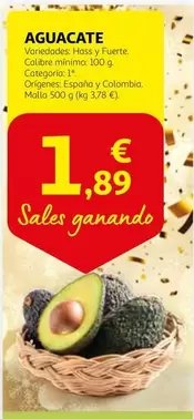 Oferta de España - Aguacate por 1,89€ en Alcampo