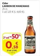 Oferta de Ladrón de Manzanas - Cider por 1,73€ en Alcampo