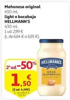 Oferta de Hellmann's - Mahonesa Original Light O Bocabajo por 2,99€ en Alcampo