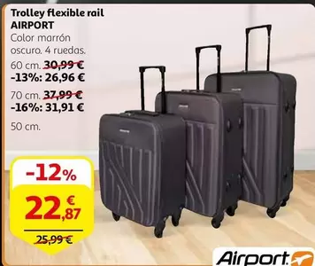 Oferta de Airport - Trolley Flexible Rail por 22,87€ en Alcampo