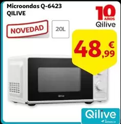 Oferta de Qilive - Microondas Q-6423 por 48,99€ en Alcampo