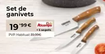 Oferta de Set De Ganivets por 19,99€ en Alcampo